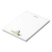 Niedlicher Igel Tier mit Computerfarben-Notebook Notizblock (Rotiert)