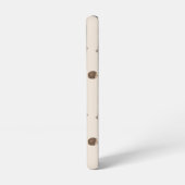 Niedlicher Igel und Pilzwaldmuster Samsung Galaxy Hülle (Linke Seite)