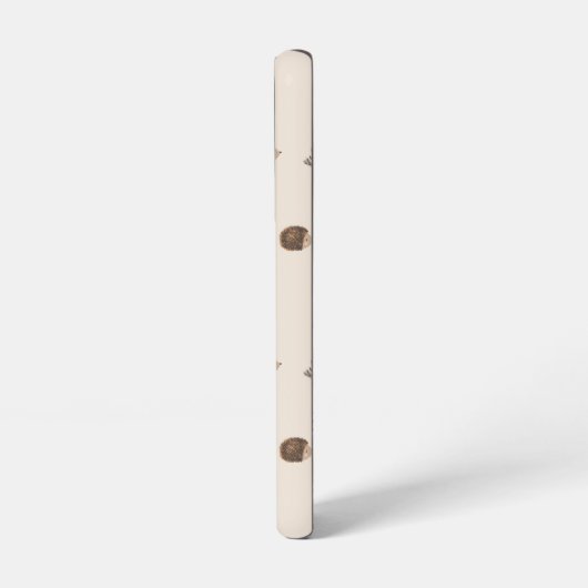 Niedlicher Igel und Pilzwaldmuster Samsung Galaxy Hülle (Linke Seite)