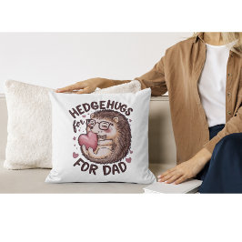 Niedlicher Igel Vater Kissen