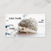 Niedlicher Igel Veterinärmedizinische Standardkart Visitenkarte (Vorderseite)