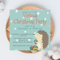 Niedlicher Igel | Virtual Christmas Party
