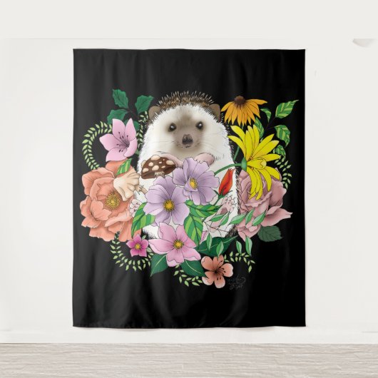 Niedlicher Igel Wandteppich (Vorderseite)