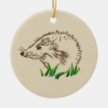 Niedlicher Igel Zeichnend Ornament