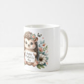 Niedlicher Igel zum Muttertag Kaffeetasse (VorderseiteRechts)