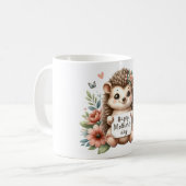 Niedlicher Igel zum Muttertag Kaffeetasse (Vorderseite Links)
