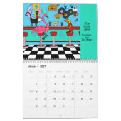 Niedlicher Illustrierter Kalender mit Katzen (Mär 2027)
