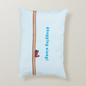 Niedlicher, individualisierbarer Baby Boy Dekokissen (Rückseite(Vertikal))