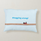 Niedlicher, individualisierbarer Baby Boy Dekokissen (Rückseite)