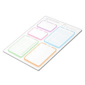 Niedlicher, individualisierbarer, einfacher, nicht notizblock (angewinkelt)