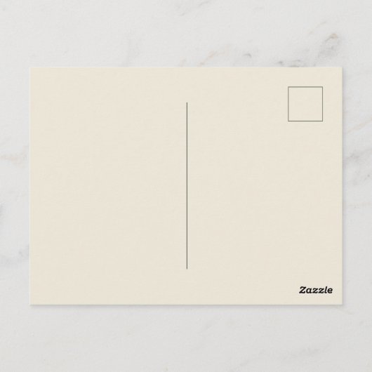 Niedlicher, individualisierbarer Fischbär Postkarte (Rückseite)