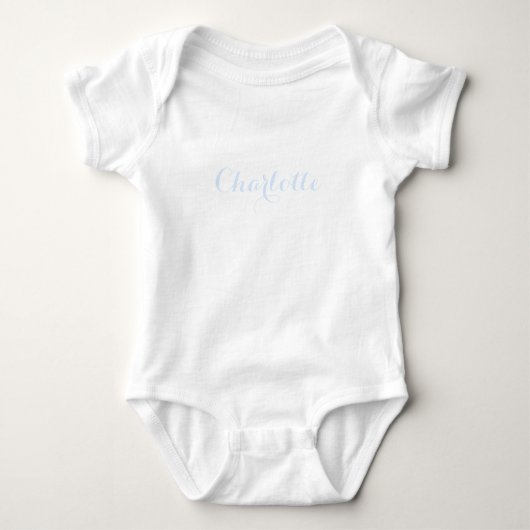 Niedlicher Individuelle Name Baby Strampler (Vorderseite)