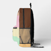 Niedlicher Individuelle Name der Creme Bedruckter Rucksack (Rechts)