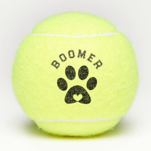 Niedlicher Individuelle Name Dog Cat Paw Toy Gesch Tennisbälle