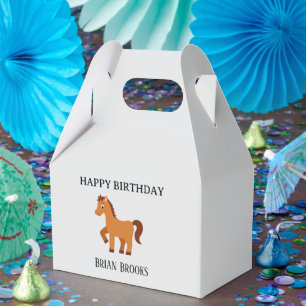 Niedlicher individuelle Name Geburtstag Geschenkschachtel