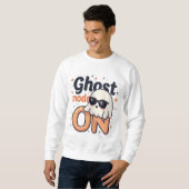 Niedlicher Individuelle Name "Ghost Mode On" Anfan Sweatshirt (Vorne ganz)