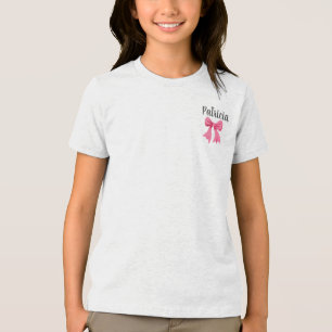 Niedlicher Individuelle Name Girl School Design Sh Tri-Blend Shirt