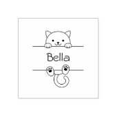 Niedlicher Individuelle Name Gummistempel (Prägung)