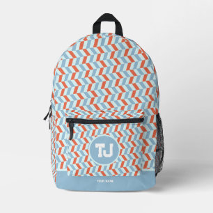 Niedlicher Individuelle Name High School Monogram Bedruckter Rucksack