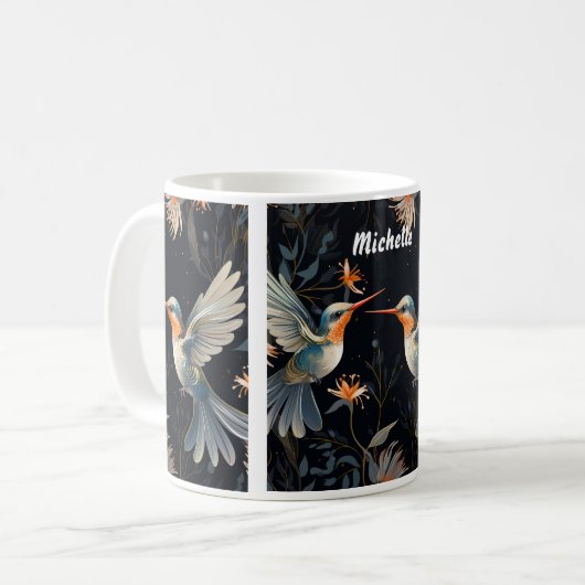 niedlicher individuelle Name Kaffeetasse (Vorderseite Links)