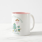 Niedlicher Individuelle Name Nutcracker Weihnachte Zweifarbige Tasse (VorderseiteRechts)