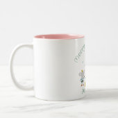 Niedlicher Individuelle Name Nutcracker Weihnachte Zweifarbige Tasse (Links)