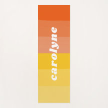 Niedlicher Individuelle Name Patel Gelb und Orange