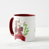 Niedlicher Individuelle Name Tasse (Vorderseite Links)