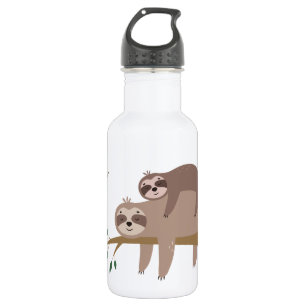 Niedlicher individuelle Name- und Farbschlitz Edelstahlflasche