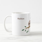 Niedlicher individuelle Name- und Farbschlitz Kaffeetasse (Links)