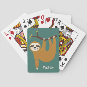 Niedlicher individuelle Name- und Farbschlitz Spielkarten