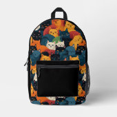 Niedlicher individuelle Name von Katzen Bedruckter Rucksack (Vorderseite)