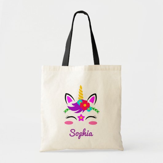 Niedlicher individueller Name u. Farbe wenig Tragetasche (Vorne)