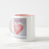 Niedlicher, individueller Name und Foto für Gesche Zweifarbige Tasse (Vorderseite Links)