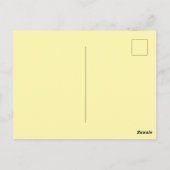Niedlicher, individueller Strandfisch Postkarte (Rückseite)