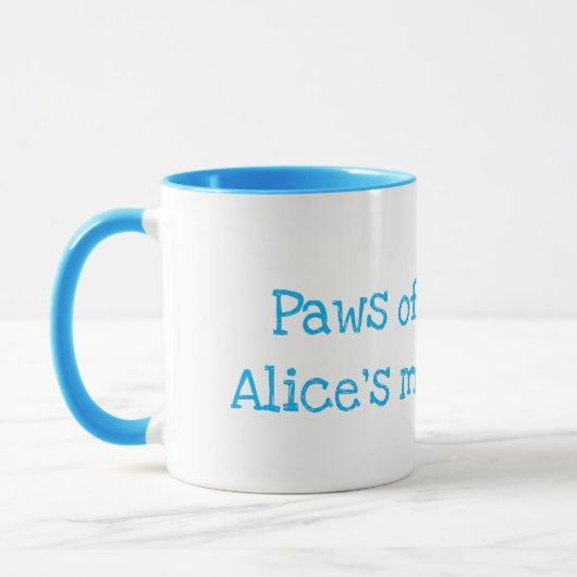 Niedlicher Ingwer Kitten Tasse (Links)
