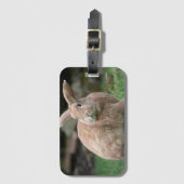 Niedlicher Ingwer mit großen Ohren Gepäckanhänger (Vorderseite Vertikal)