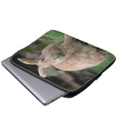 Niedlicher Ingwer mit großen Ohren Laptopschutzhülle (Vorne Knopf)