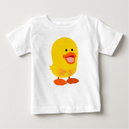 Niedlicher Innocent Cartoon Duckling Baby T - Shir Baby T-shirt