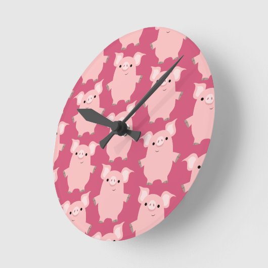 Niedlicher inquisitiver Cartoon - Uhr (Winkel)