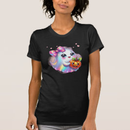 Niedlicher Iridescent Ghost Halloween T - Shirt
