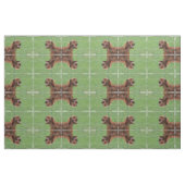 Niedlicher Irischer Setter Stoff (Fat Quarter (45,7 x 55,9 cm))