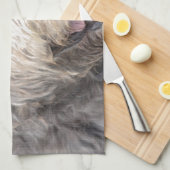 Niedlicher irischer Wolfhound Handtuch (Viertel Falte)