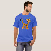 Niedlicher isolierter Cartoon Cheetah T - Shirt (Vorne ganz)