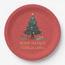 Niedlicher italienischer Buon Natale Custom Tree