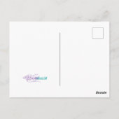 Niedlicher italienischer Windhund Cartoon Farbiger Postkarte (Rückseite)