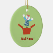 Niedlicher Jack in der Box Keramikornament (Rechts)