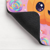Niedlicher Jack-o-Lantern mit Candy - Mousepad (Ecke)