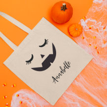 Niedlicher Jack O'Lantern Face Halloween Trick ode