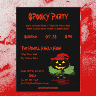 Niedlicher Jack O'Lantern KostümHalloween-Party Postkarte